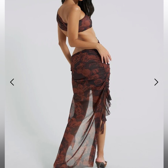 Athena One Shoulder Draped Maxi Dress - Picture 5 of 6